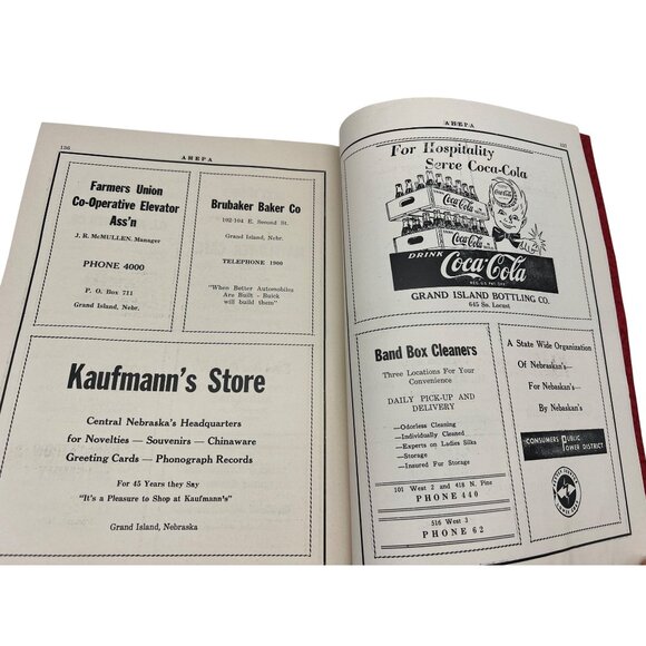 1951 Order of AHEPA 20th Annual Convention Booklet Grand Island NE Felt Cover - Picture 11 of 11